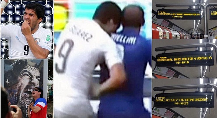 Suarez Dihukum Larangan Bertanding 4 Bulan, 9 Laga untuk Uruguay